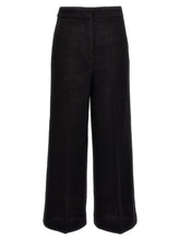 Moschino Cropped Bouclè Pants Black