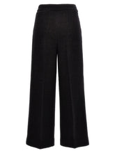 Moschino Cropped Bouclè Pants Black