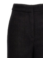 Moschino Cropped Bouclè Pants Black