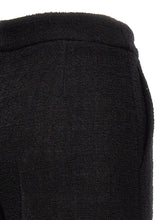 Moschino Cropped Bouclè Pants Black