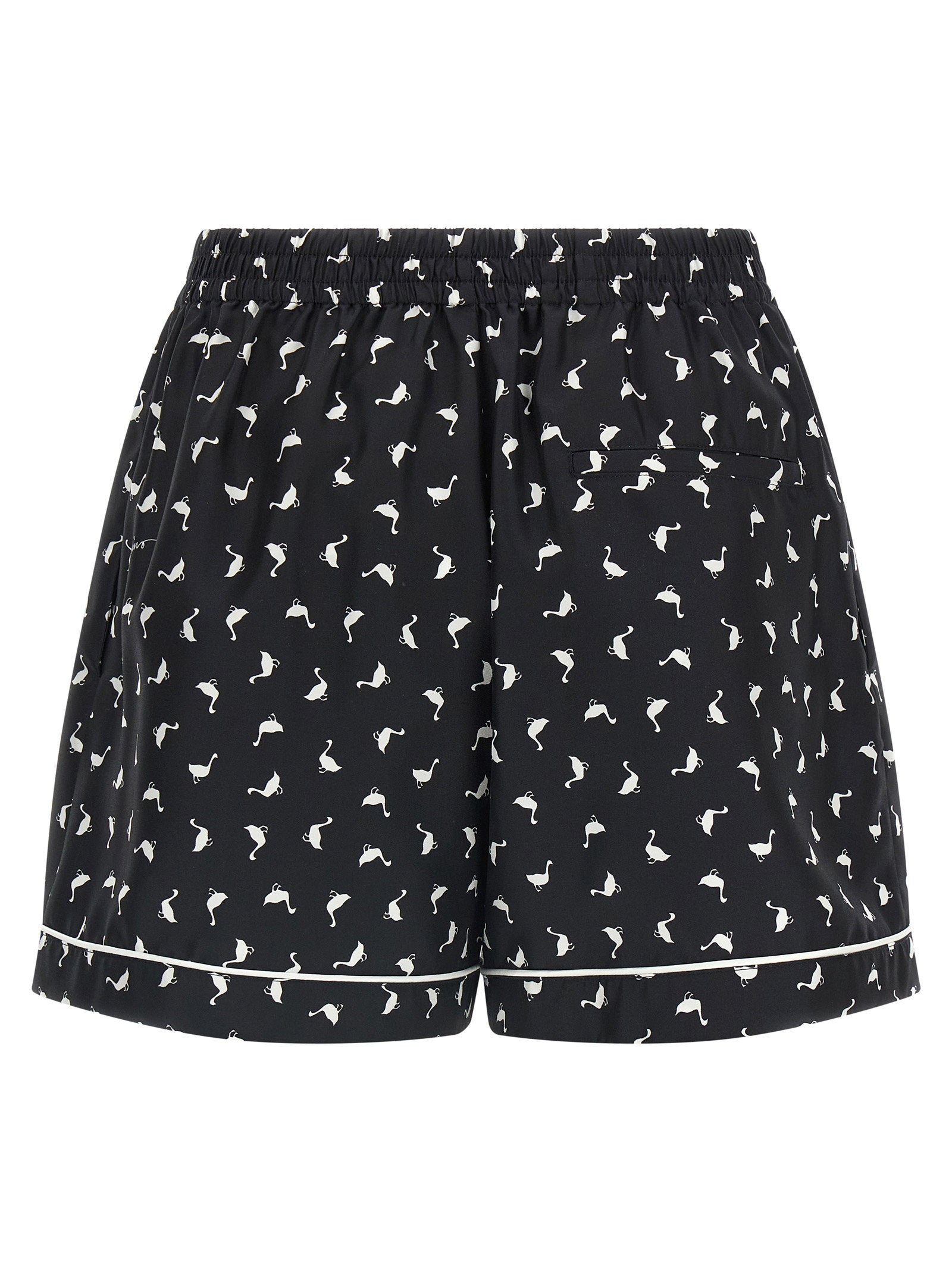 Moschino Oche Shorts White/black
