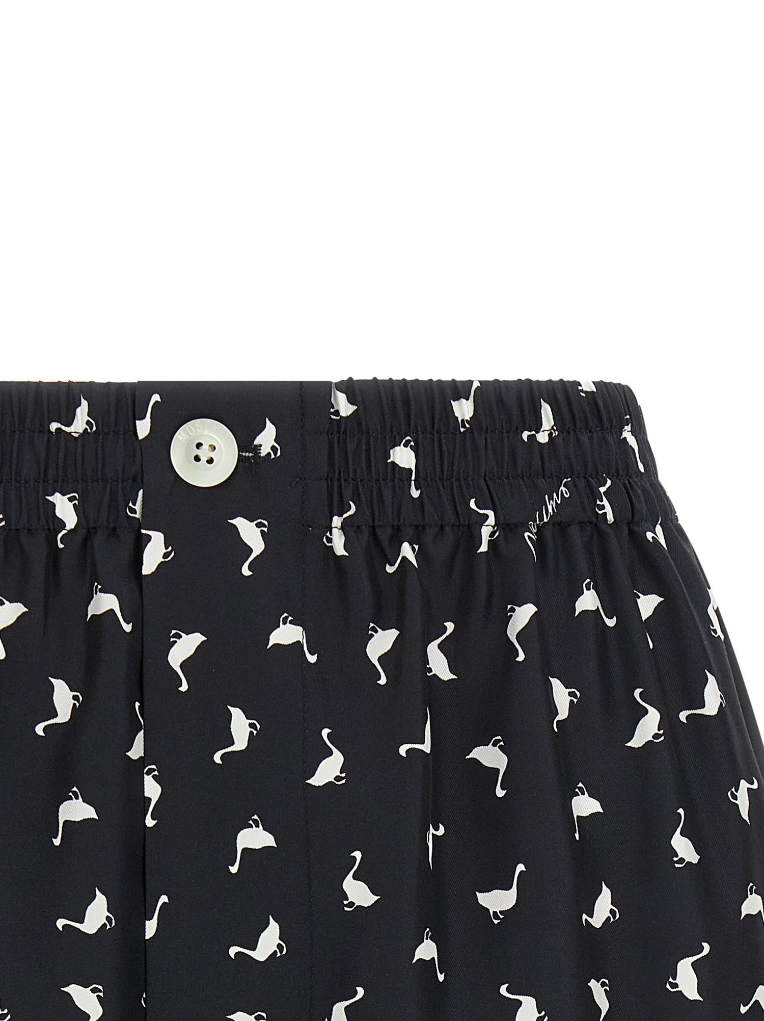 Moschino Oche Shorts White/black
