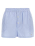 Moschino Poplin Shorts Light blue