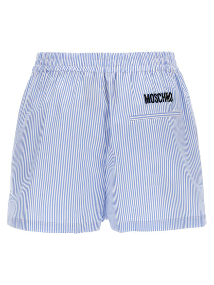 Moschino Poplin Shorts Light blue