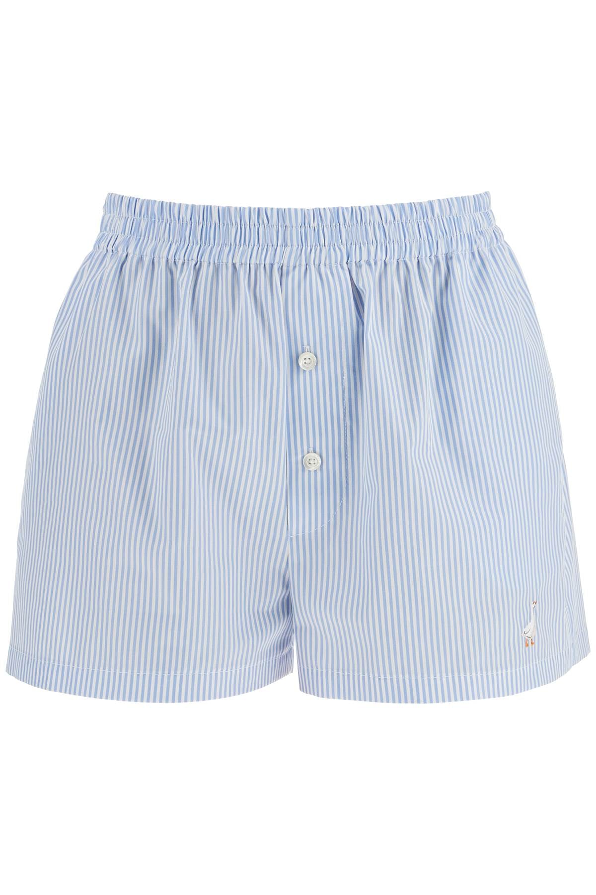 Moschino light blue striped elegant and refined women&