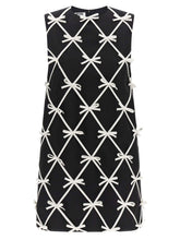 Moschino Bow Dress White/black