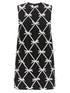 Moschino Bow Dress White/black