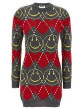 Moschino Smiley® Wool Dress Multicolor