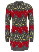 Moschino Smiley® Wool Dress Multicolor