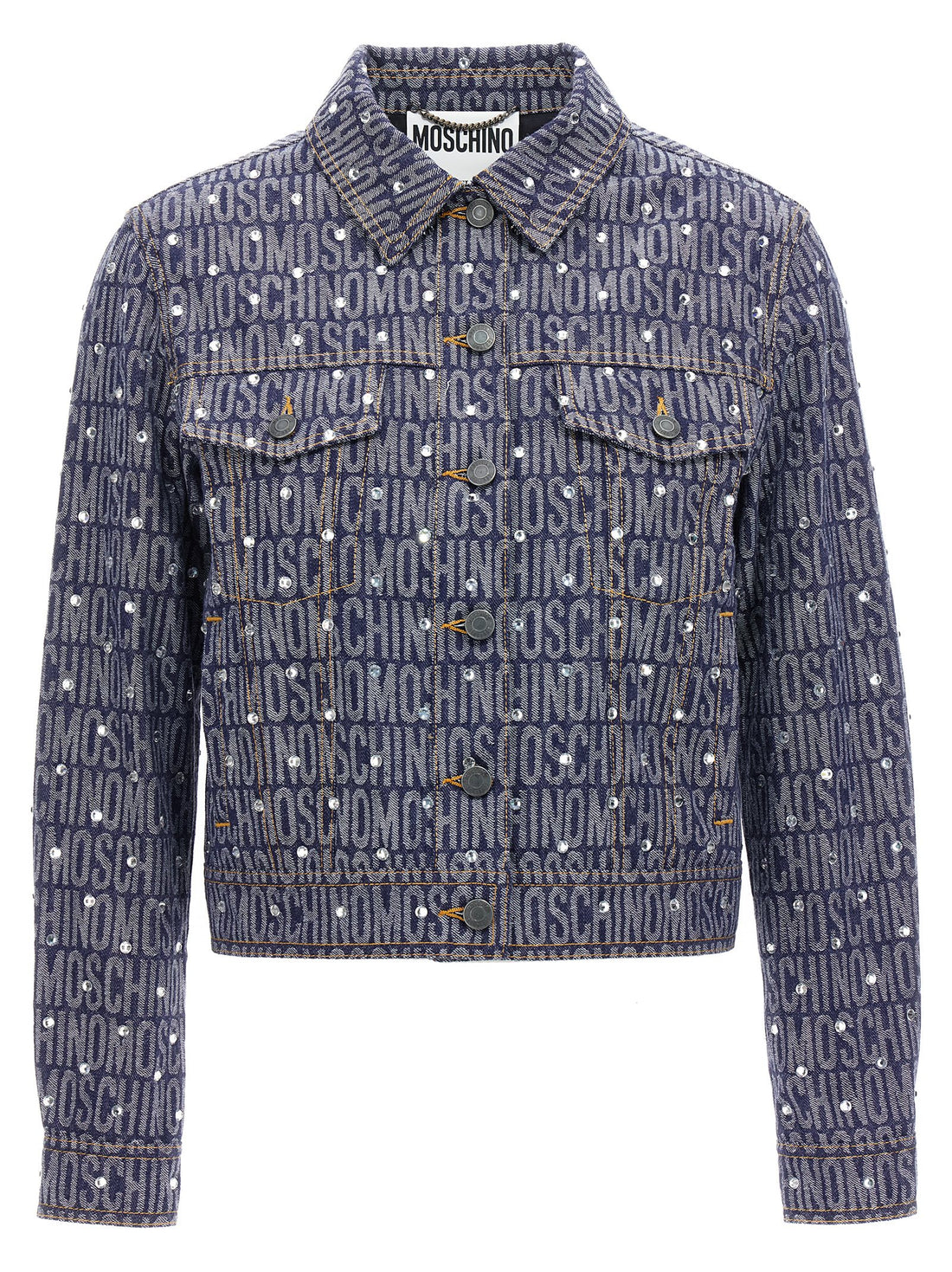 Moschino Logo Jacket Blue