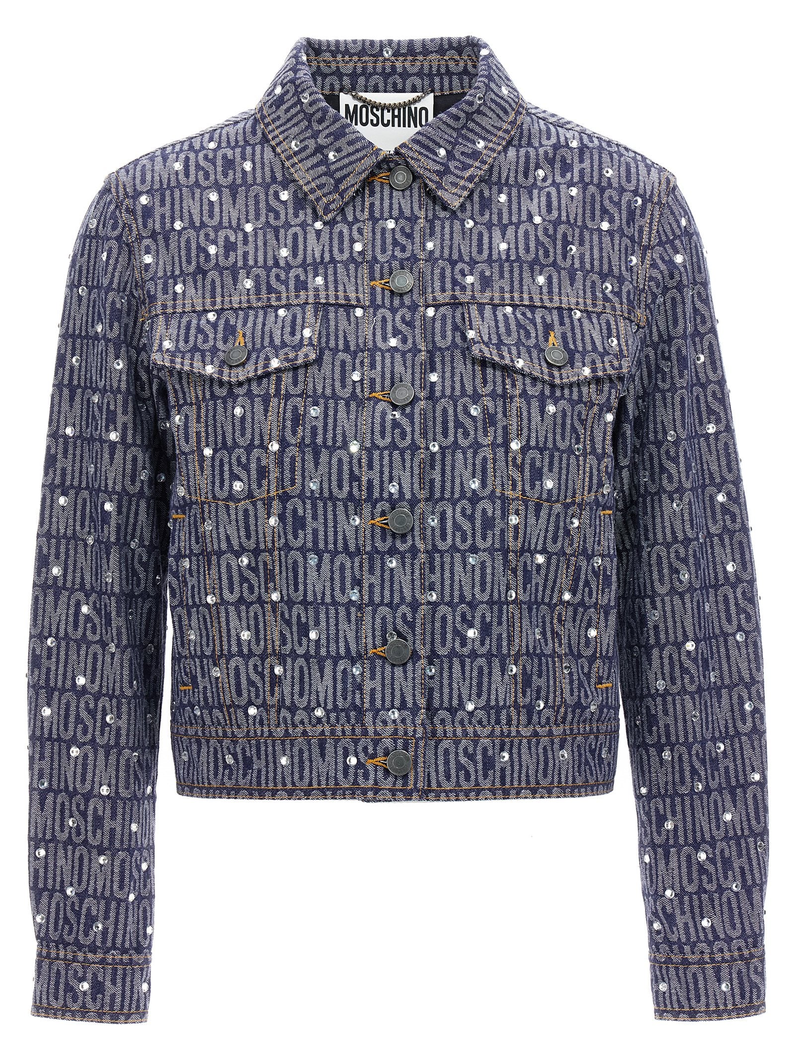 Moschino Logo Jacket Blue