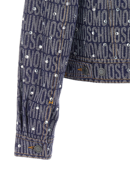 Moschino Logo Jacket Blue