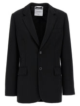 Moschino Single-breasted Martingale Blazer Black