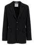 Moschino Single-breasted Martingale Blazer Black