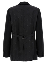 Moschino Single-breasted Martingale Blazer Black