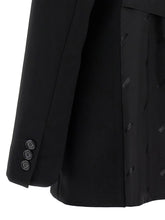 Moschino Single-breasted Martingale Blazer Black