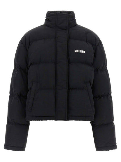 Moschino Smiley Bomber Jacket Black