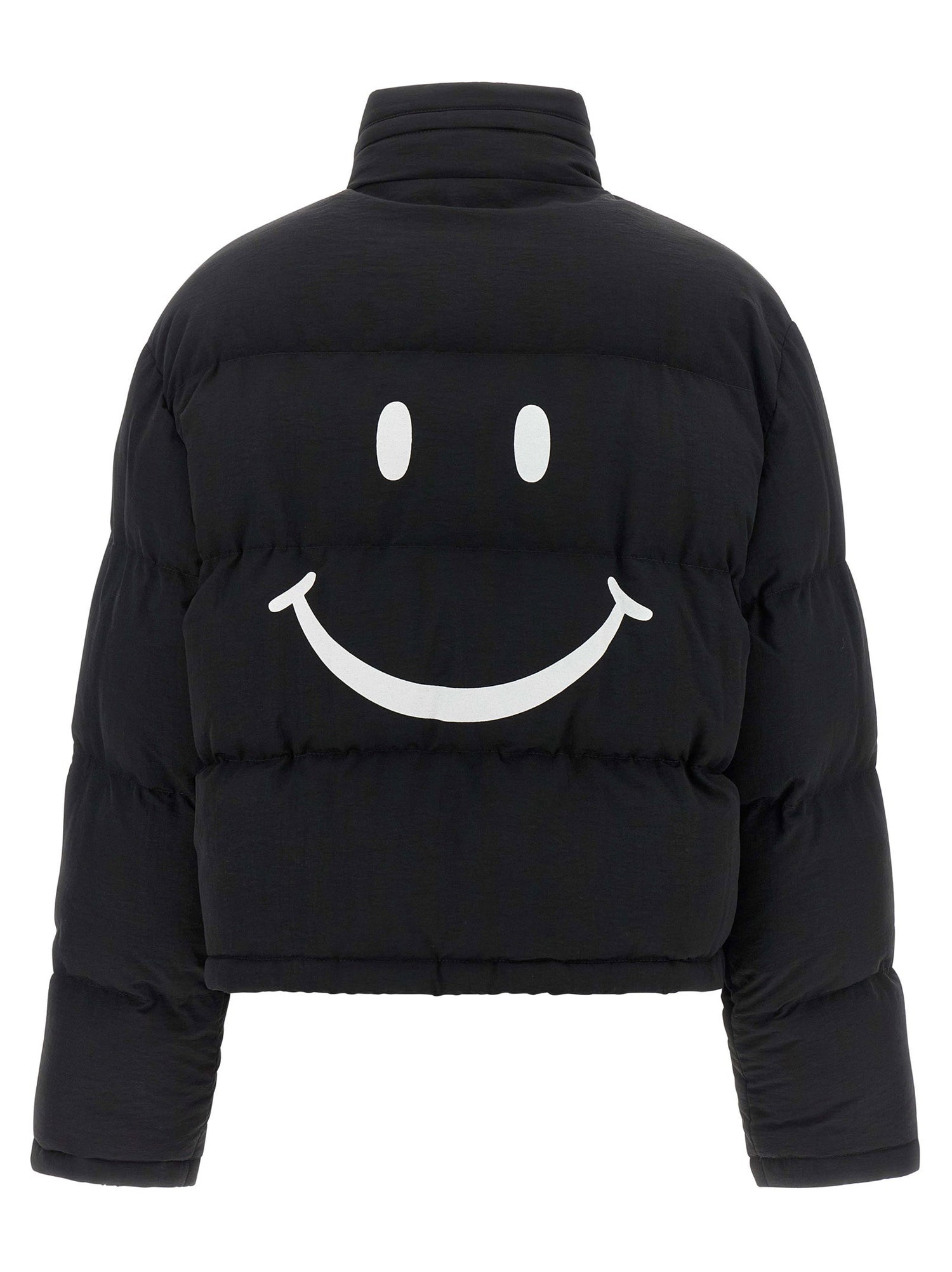 Moschino Smiley Bomber Jacket Black