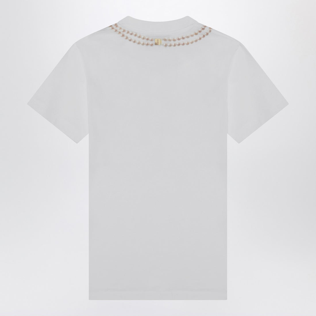 Moschino Breakfast Logo Cotton T-Shirt White