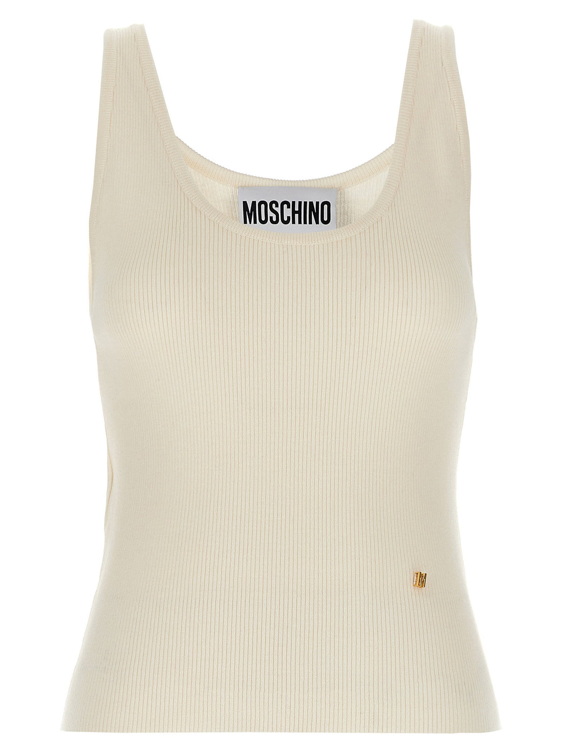 Moschino Knit Top White