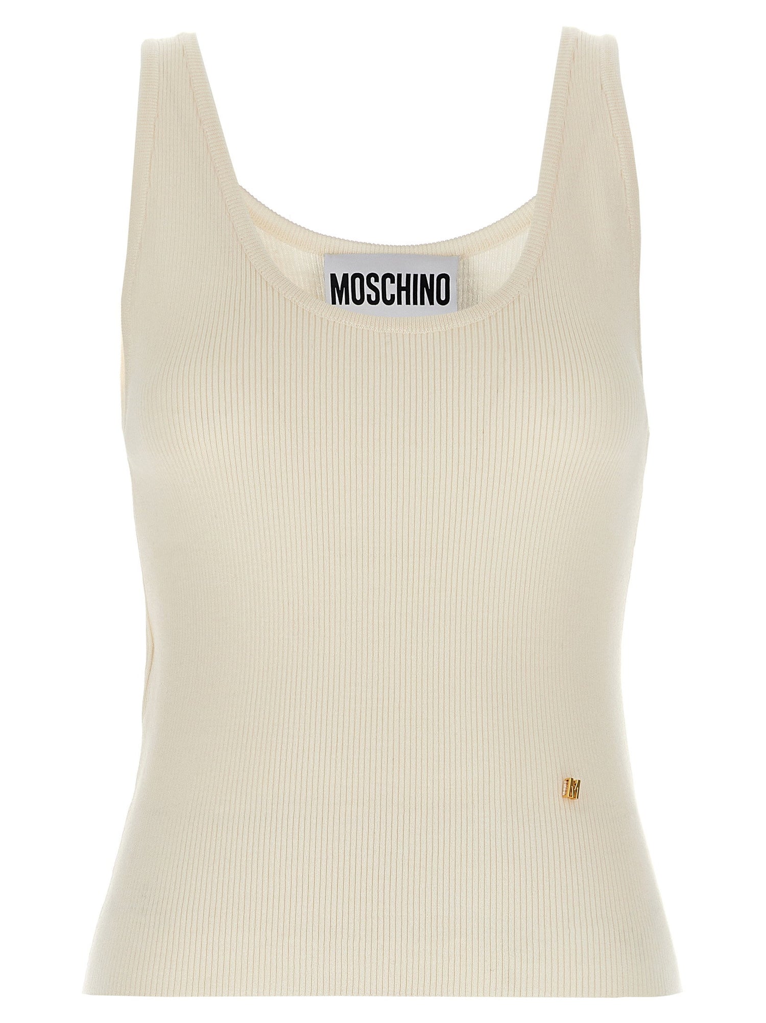 Moschino Knit Top White