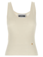 Moschino Knit Top White