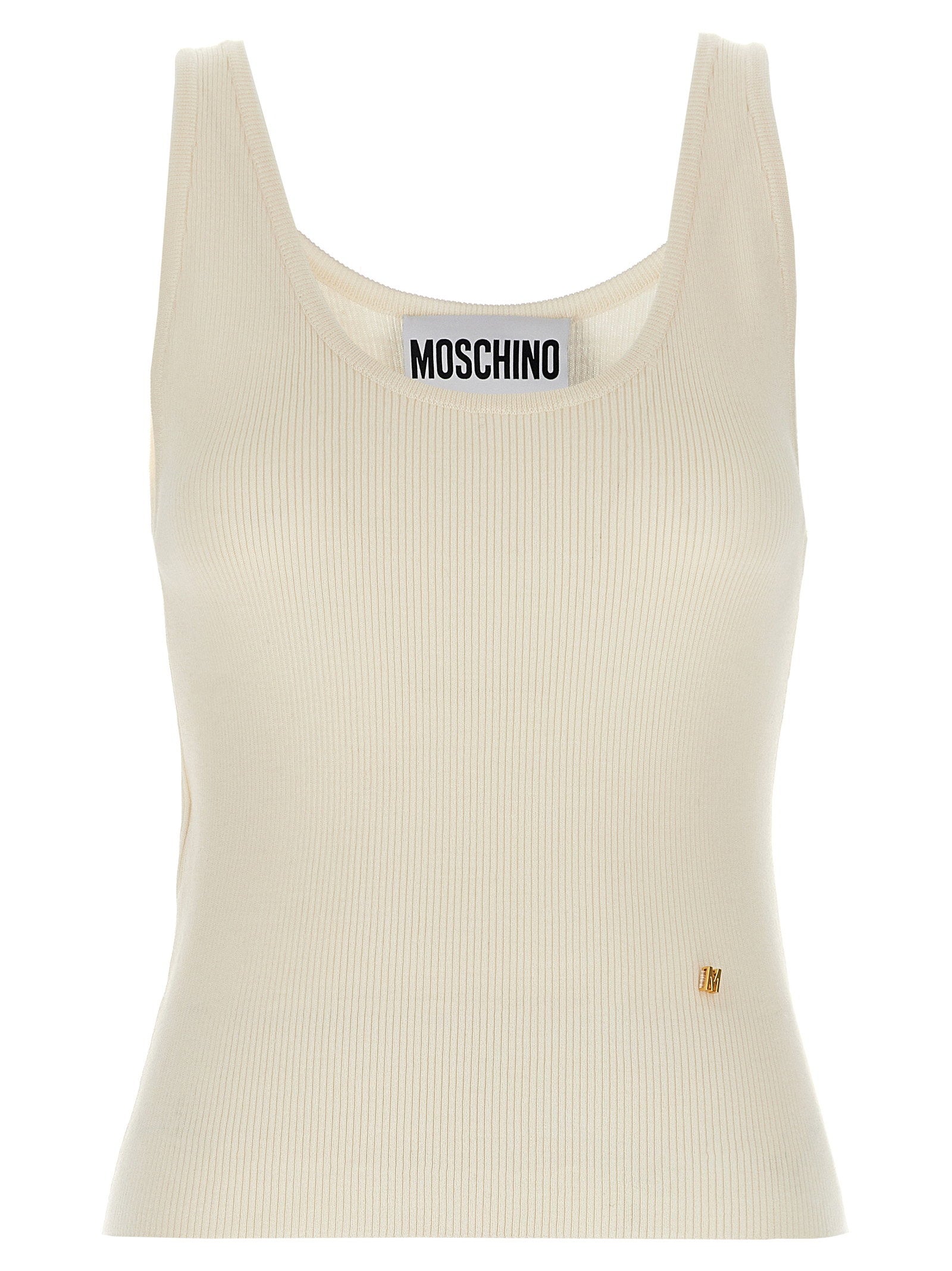 Moschino Knit Top White