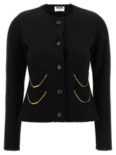 Moschino Chain Cardigan Black