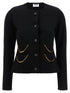 Moschino Chain Cardigan Black