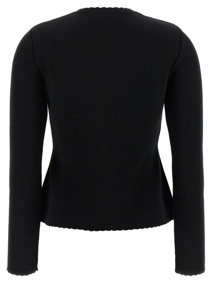 Moschino Chain Cardigan Black