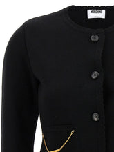Moschino Chain Cardigan Black