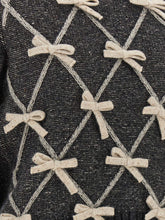 Moschino Bow Sweater Gray