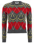Moschino Smiley Sweater Multicolor