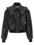 Ganni 7093 Future Bomber Jacket Black