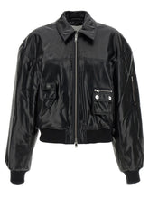 Ganni 7093 Future Bomber Jacket Black