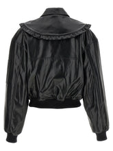 Ganni 7093 Future Bomber Jacket Black
