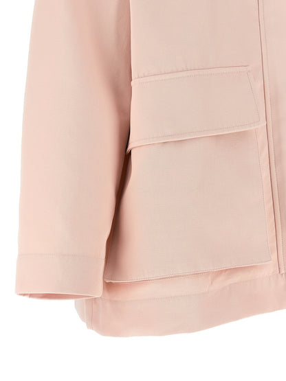 Ganni Twill Jacket Pink