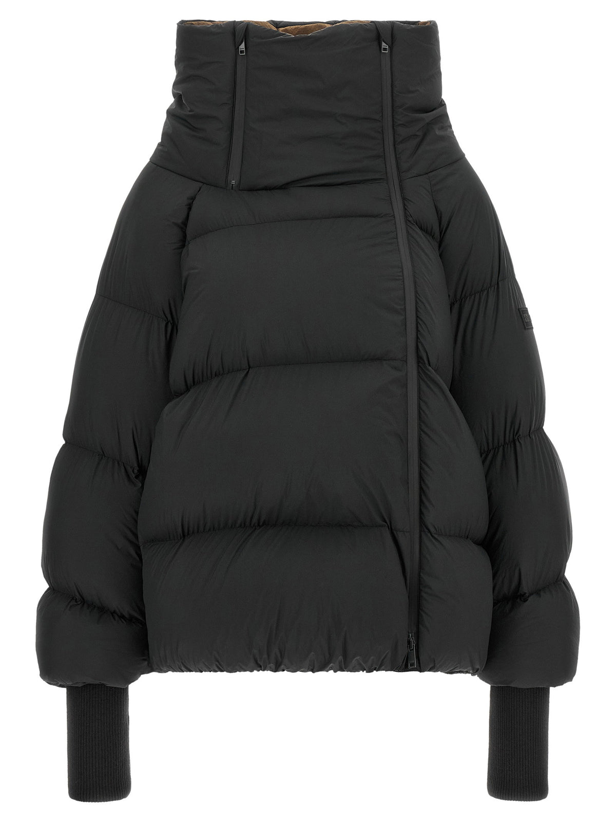 Ganni Future Nylon Down Jacket Gray