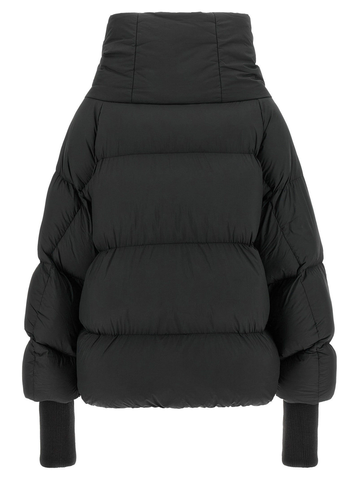 Ganni Future Nylon Down Jacket Gray
