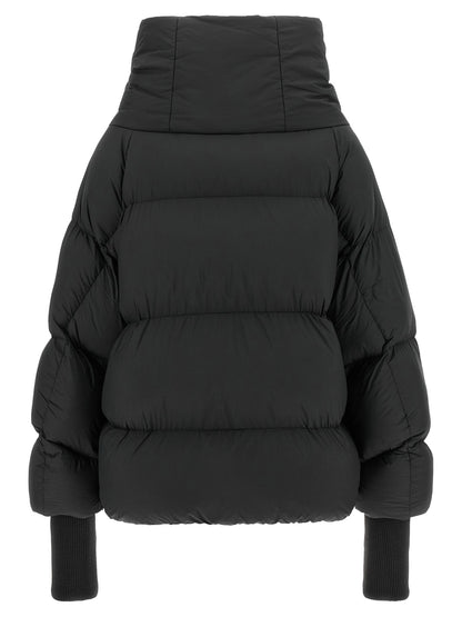 Ganni Future Nylon Down Jacket Gray
