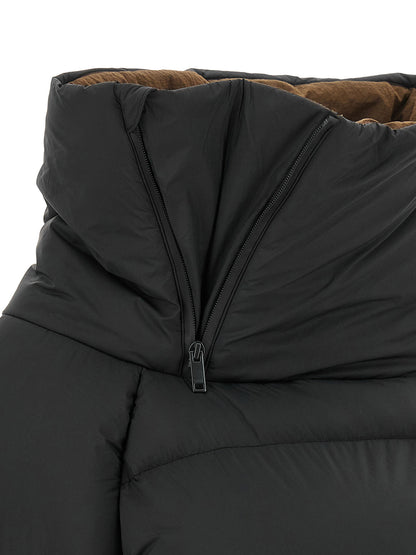 Ganni Future Nylon Down Jacket Gray