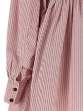 Ganni Striped Dress Pink
