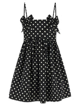 Ganni Polka Dot Dress Black