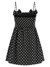 Ganni Polka Dot Dress Black