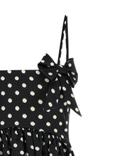 Ganni Polka Dot Dress Black