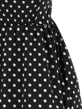 Ganni Polka Dot Dress Black