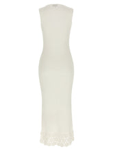 Ganni Cotton Crochet Dress White