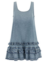 Ganni Denim Dress Light blue