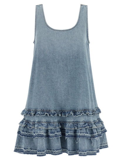 Ganni Denim Dress Light blue