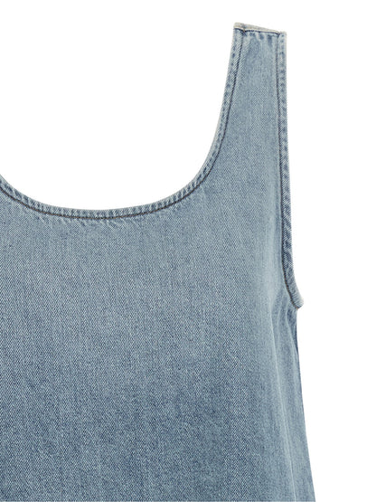 Ganni Denim Dress Light blue